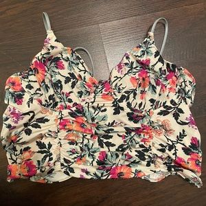 Floral crop top